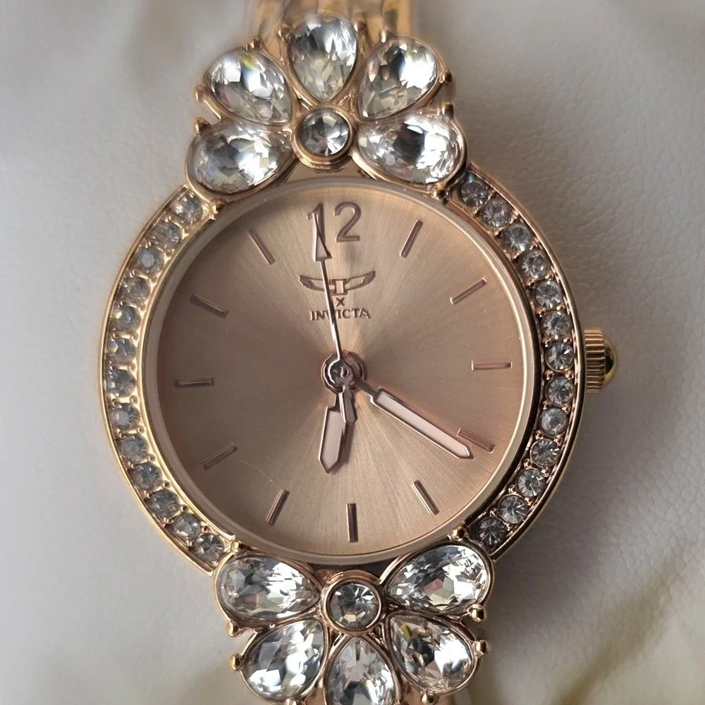 NEW Invicta Wildflower Women's‎ Watch - 30mm, Rose Gold (69108) #0441